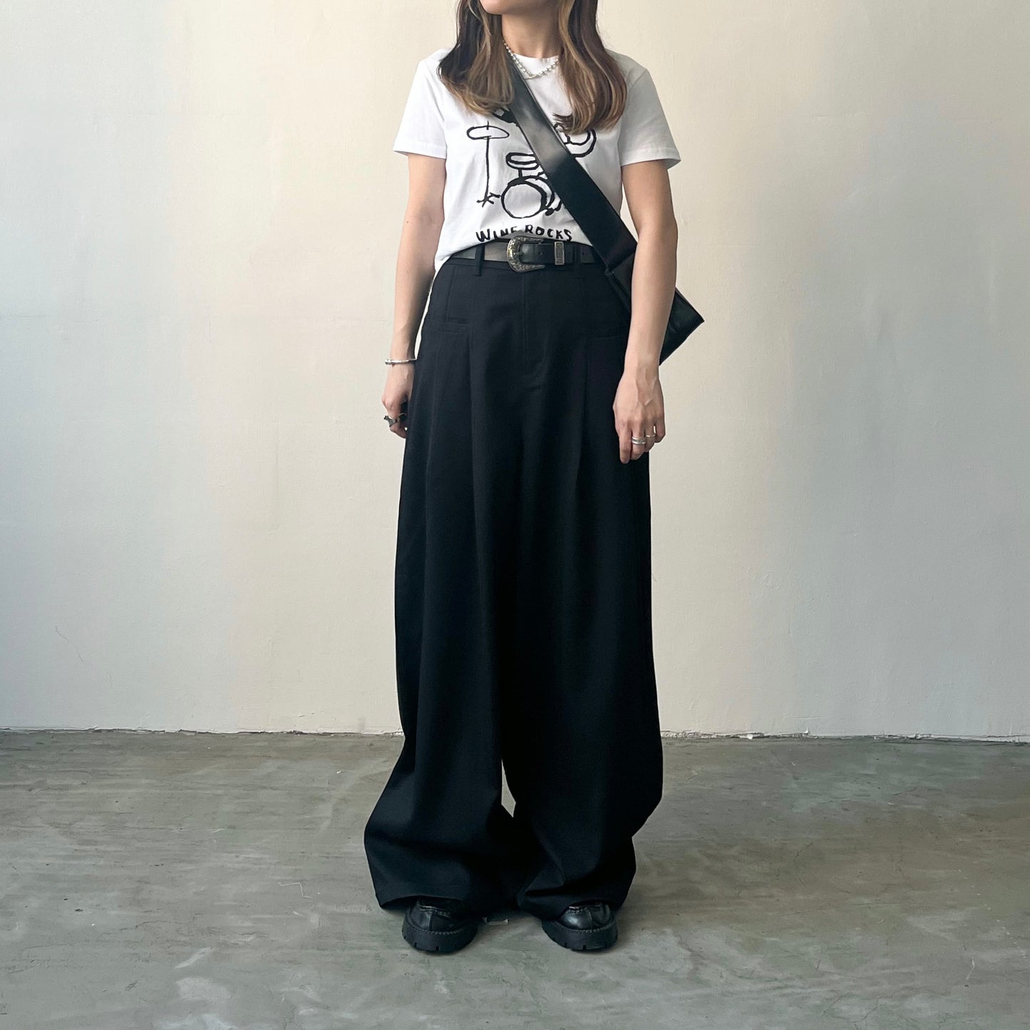 PT18- High waist Long Trousers
