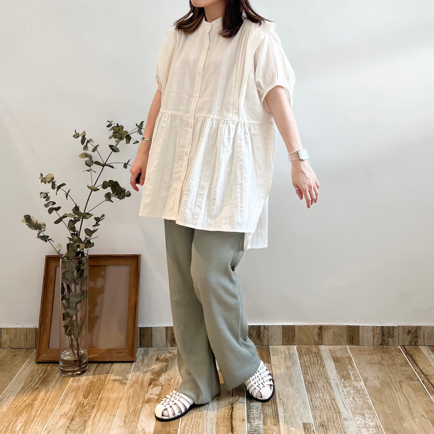Cut Elastic Pants✂️