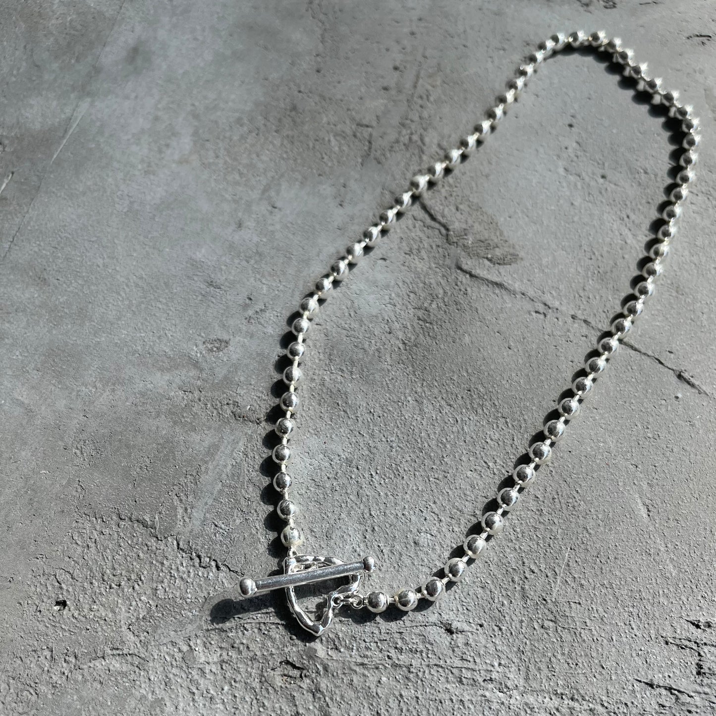 AC12- Heart Ball Ball Necklace