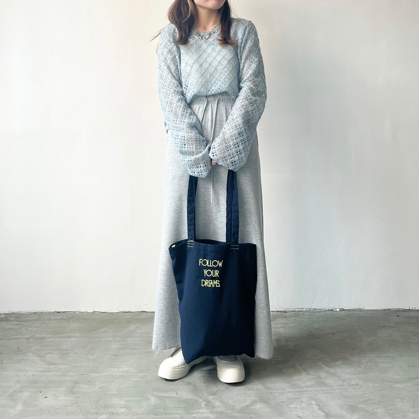 BG15- Waffle Logo Tote Bag