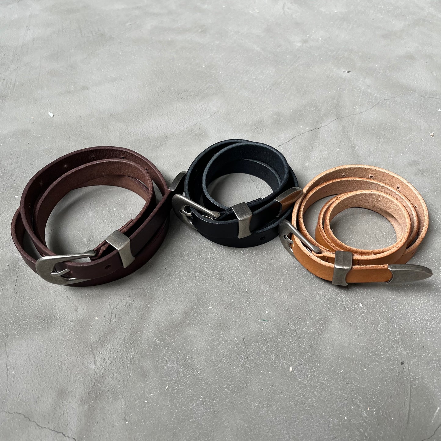 2cm 磨砂扣牛皮皮帶