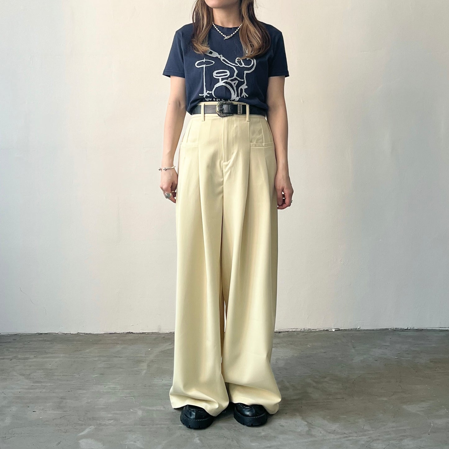 PT18- High waist Long Trousers