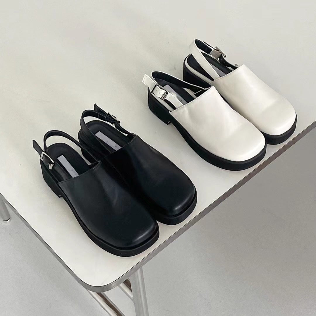 Square Toe Platform Shoes