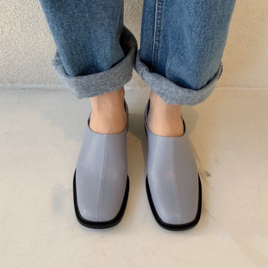 SH01- 方頭皮鞋