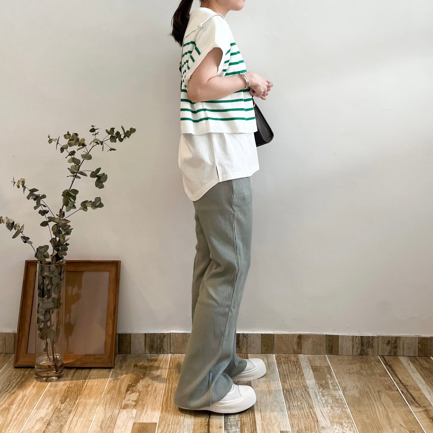 Cut Elastic Pants✂️