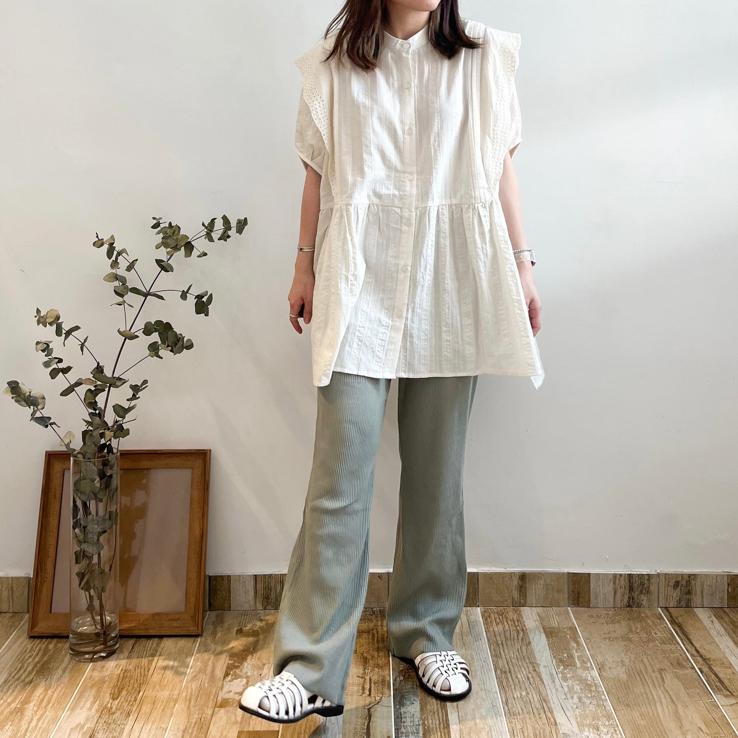 Cut Elastic Pants✂️