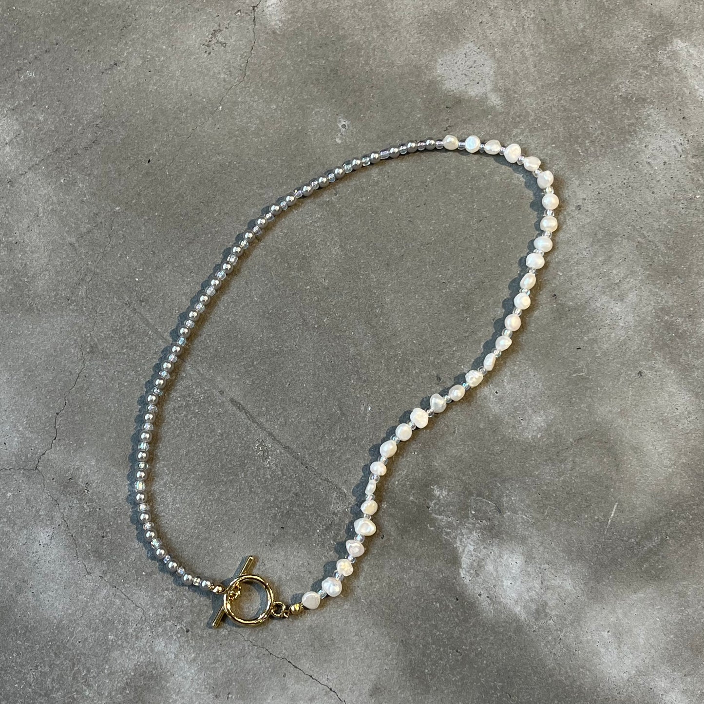 AC46- Mix Pearl Necklace