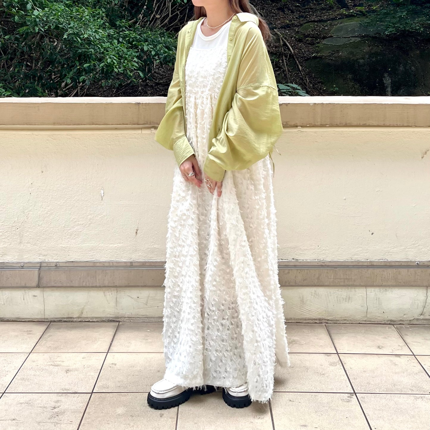 OP21- Soso Long One Piece | Ivory | Black