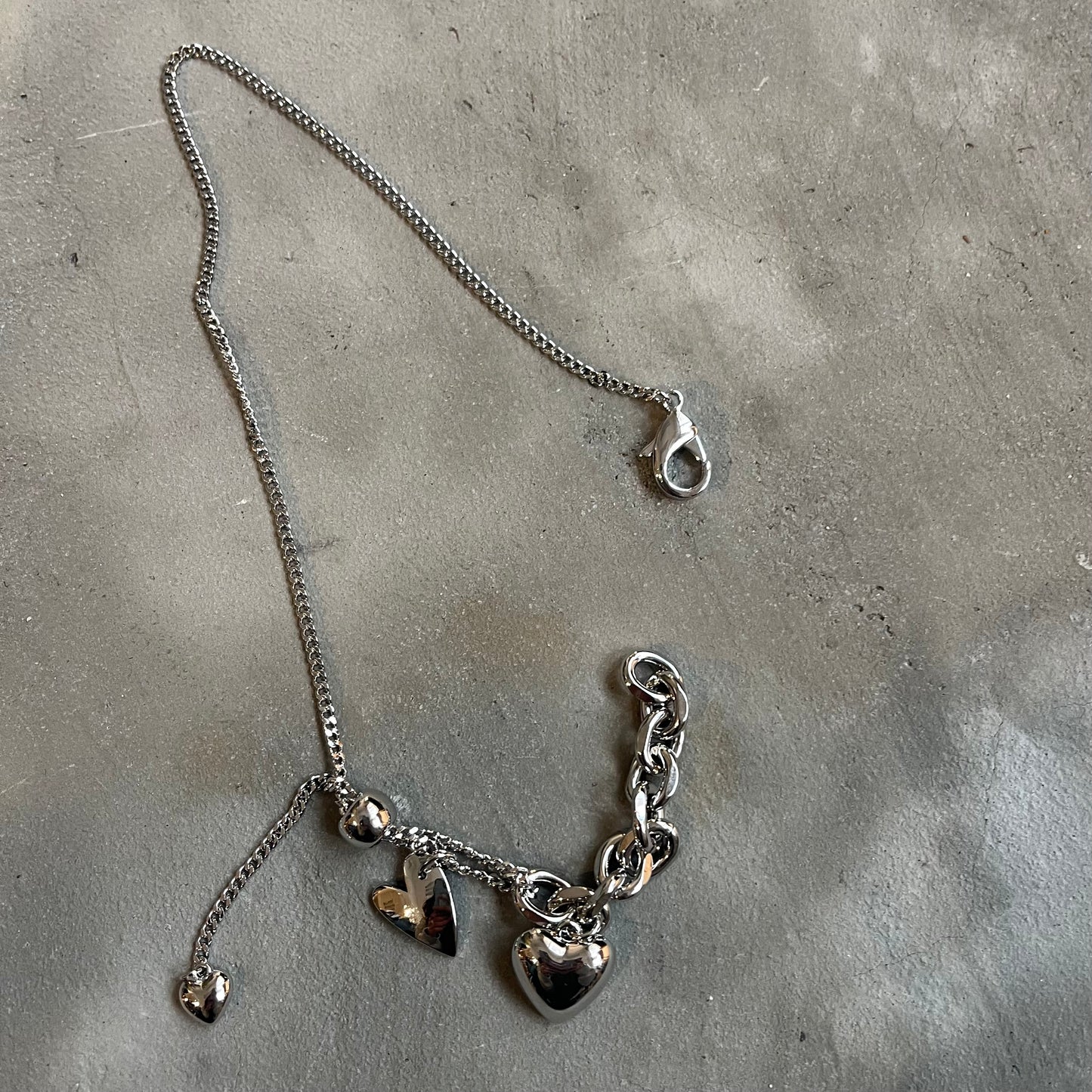 AC25- Heart Chunky Necklace