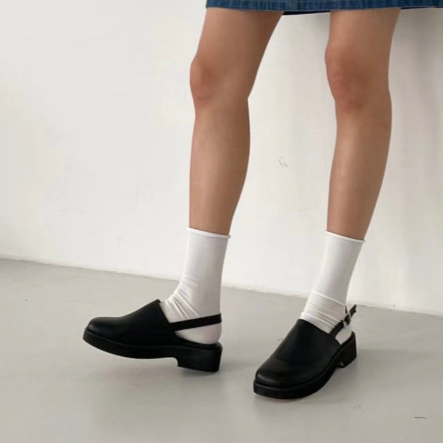 Square Toe Platform Shoes