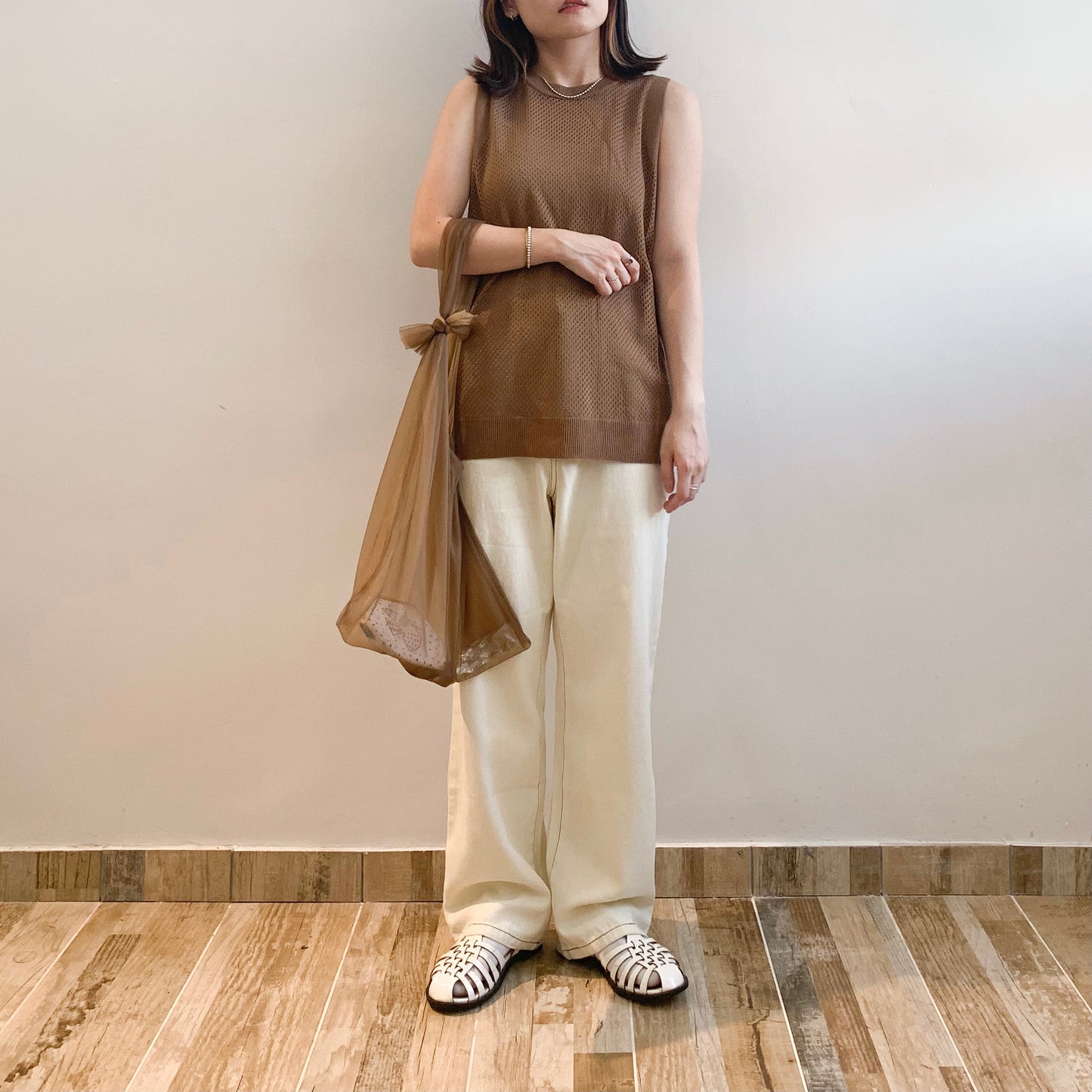 Mesh Knitted Vest