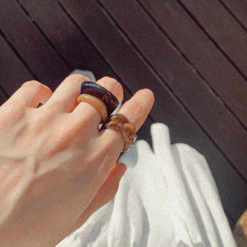 Acrylic 3 in 1 Set Rings