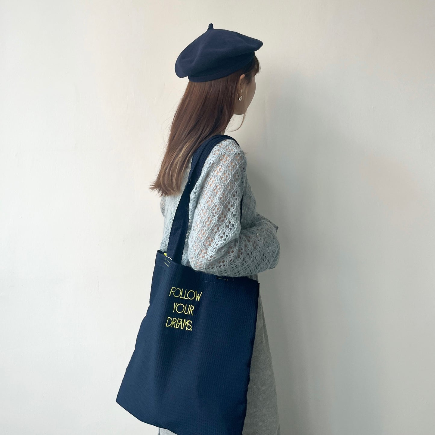 BG15- Waffle Logo Tote Bag