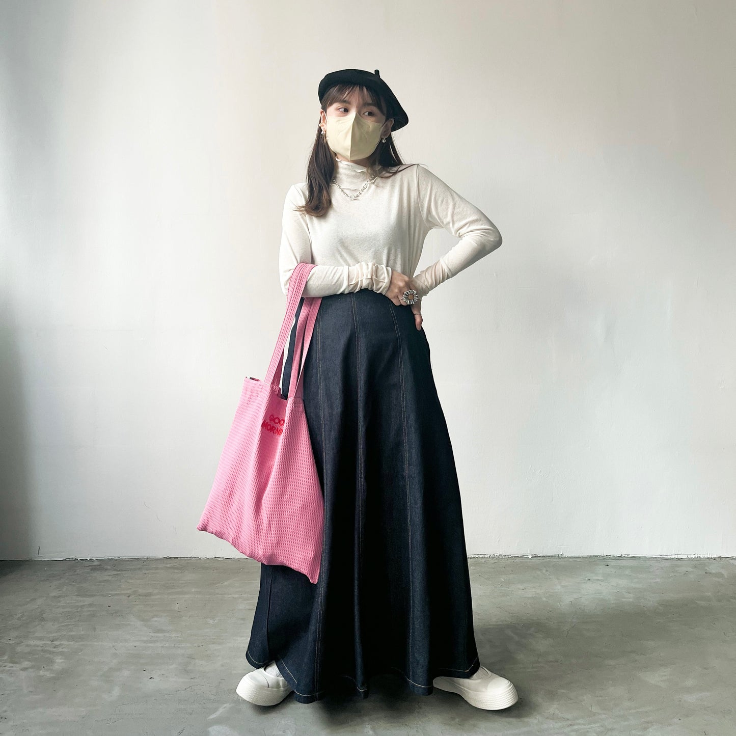 BG15- Waffle Logo Tote Bag