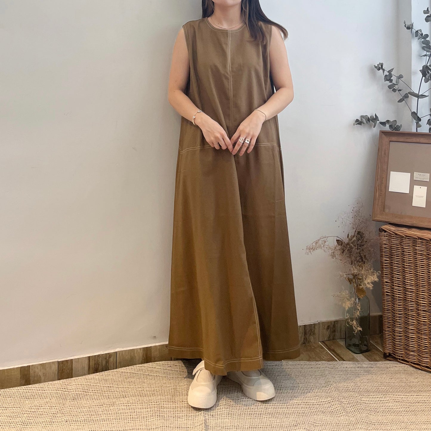 Cotton Long One Piece