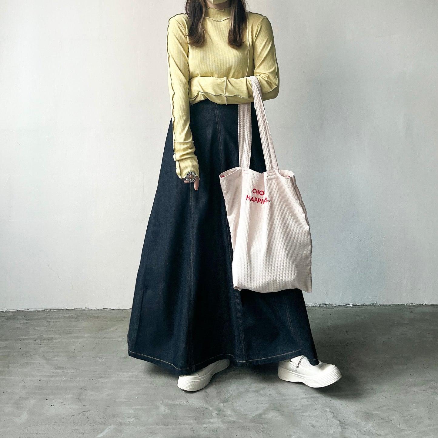 BG15- Waffle Logo Tote Bag
