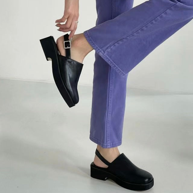 Square Toe Platform Shoes