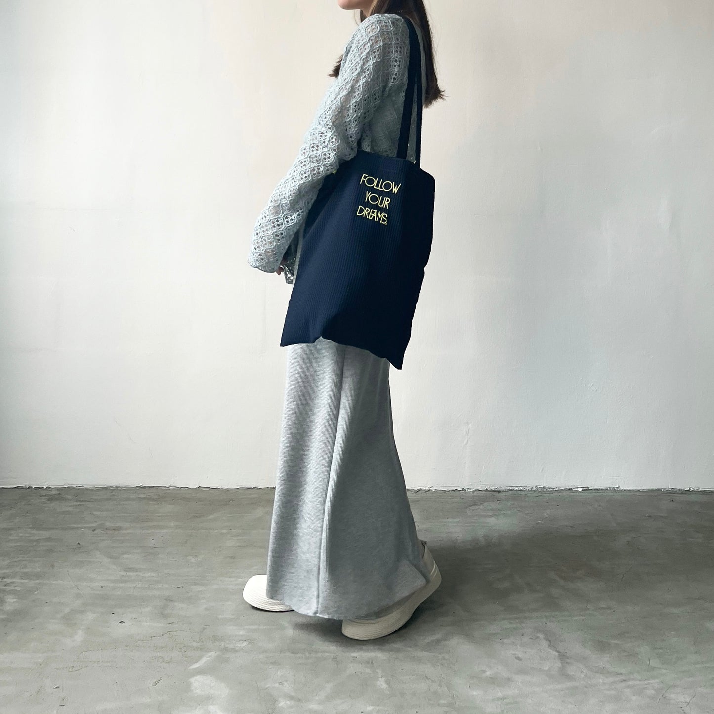 BG15- Waffle Logo Tote Bag