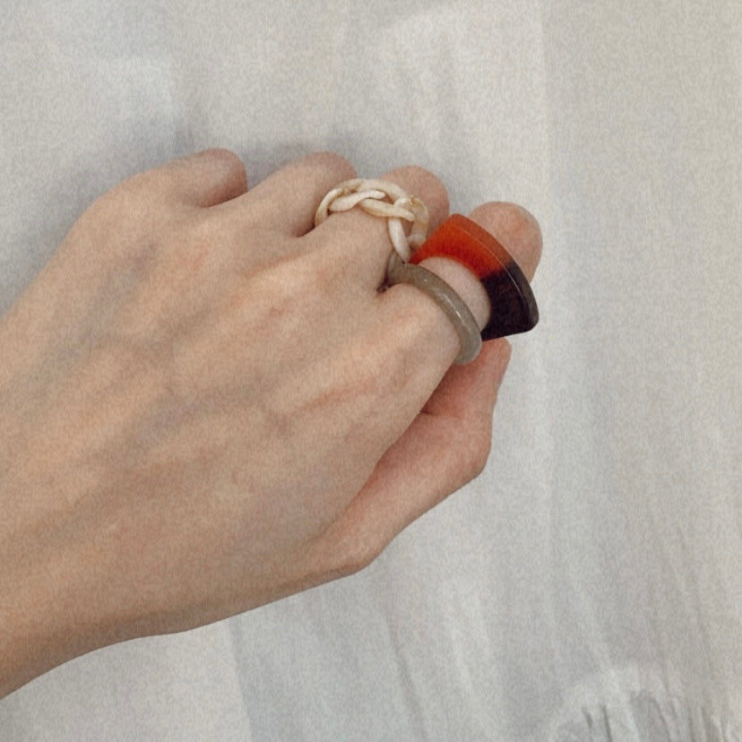 Acrylic 3 in 1 Set Rings