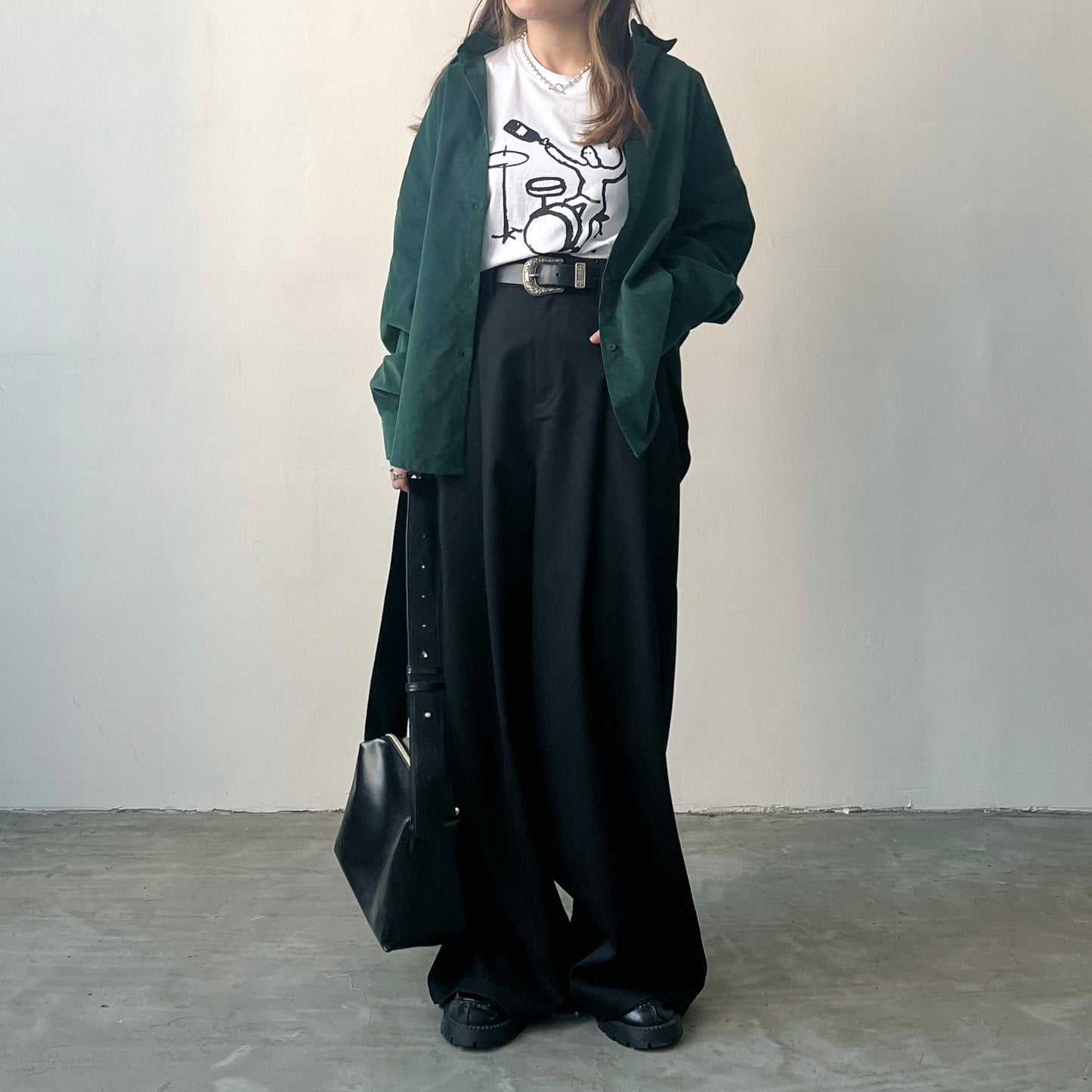PT18- High waist Long Trousers