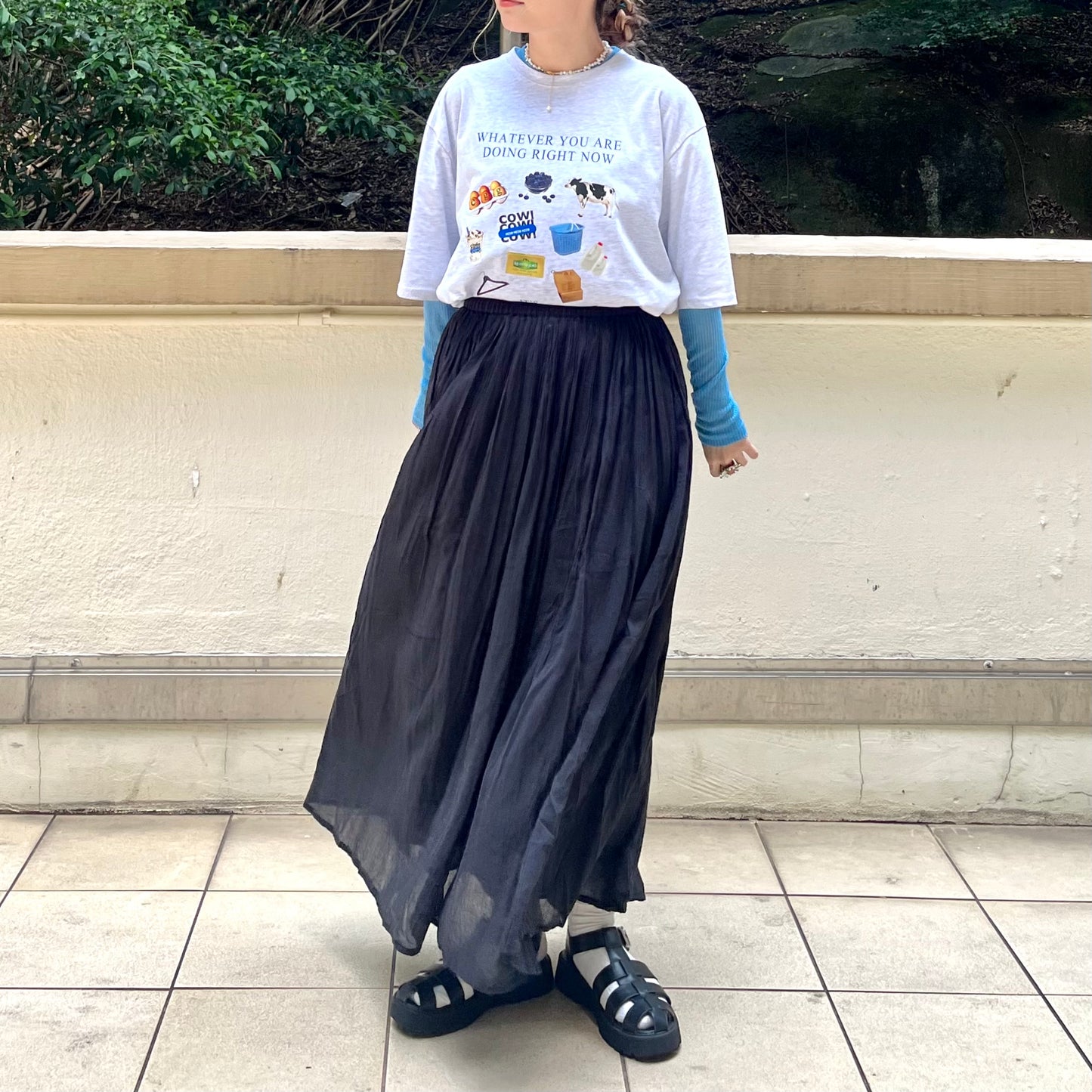 SK25- Indian Soft Cotton Skirt | Natural | Brown | Black