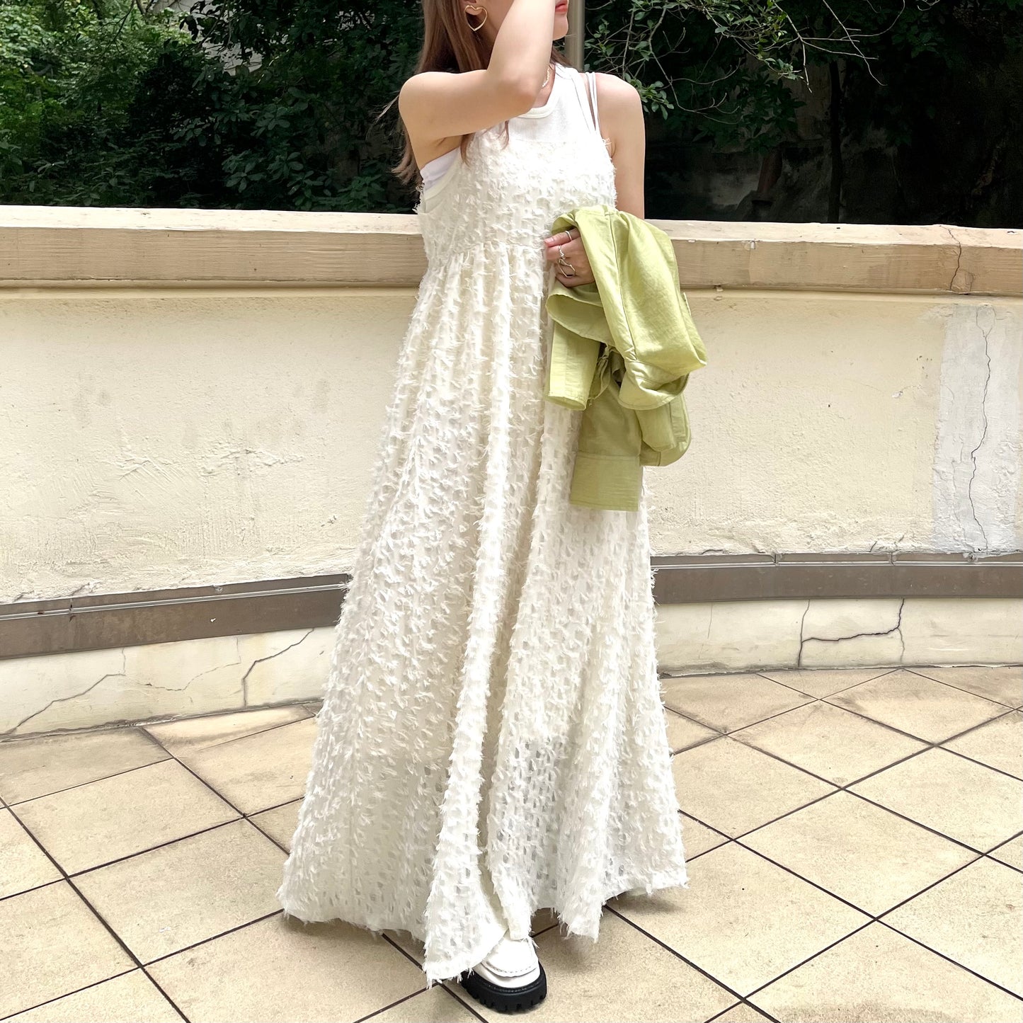 OP21- Soso Long One Piece | Ivory | Black