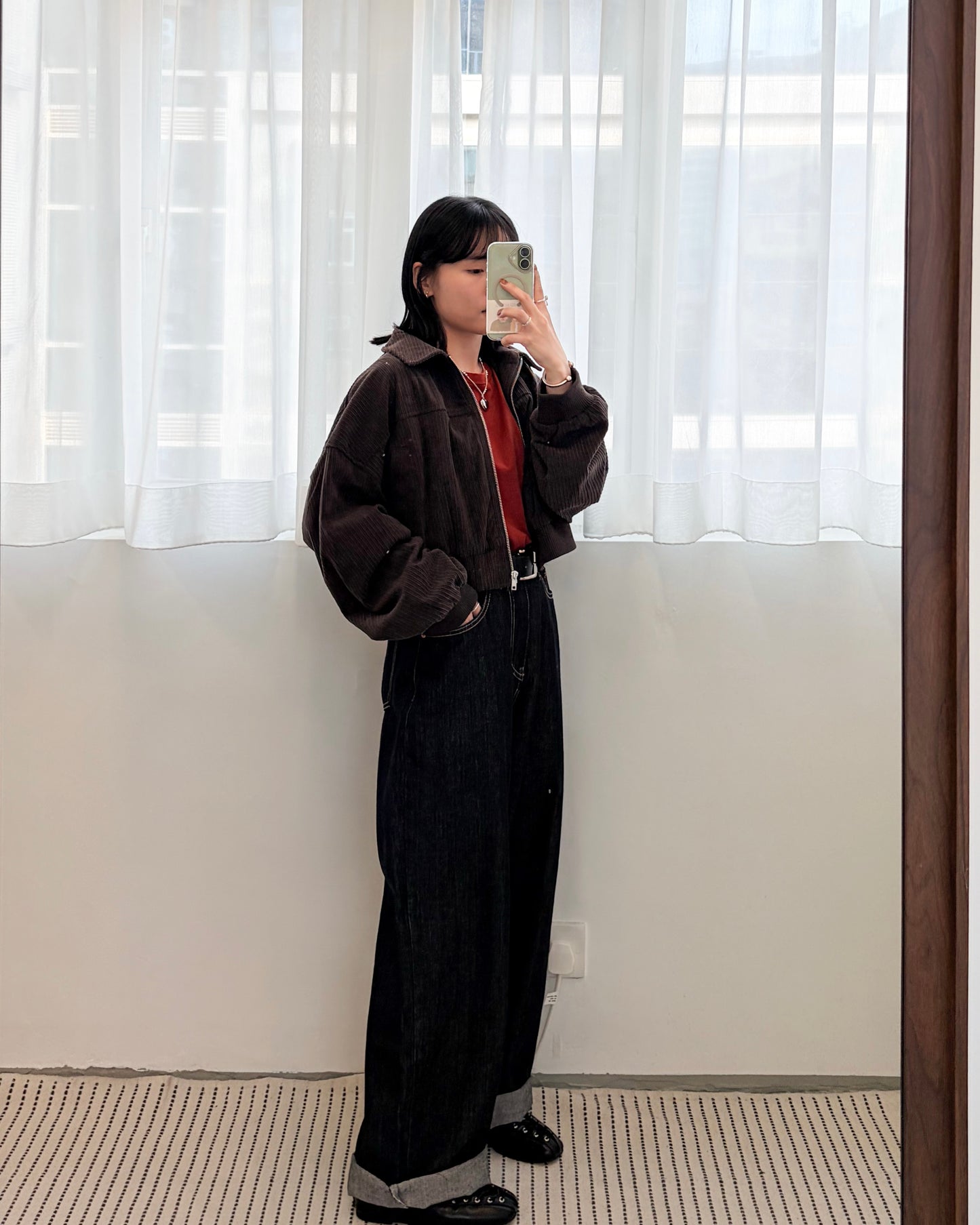 JK48- Corduroy Zip Cardigan | Ivory | Brown | Black