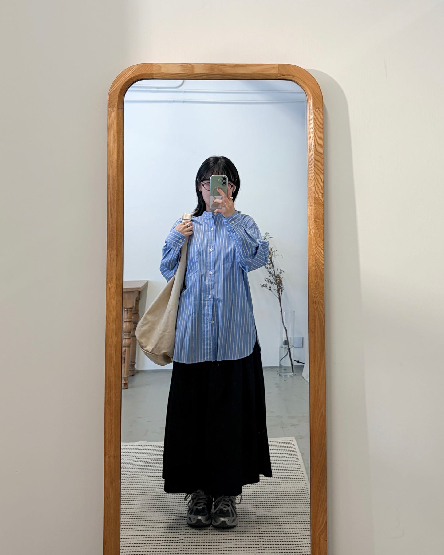 TP714- Classic Blue Stripe Shirt