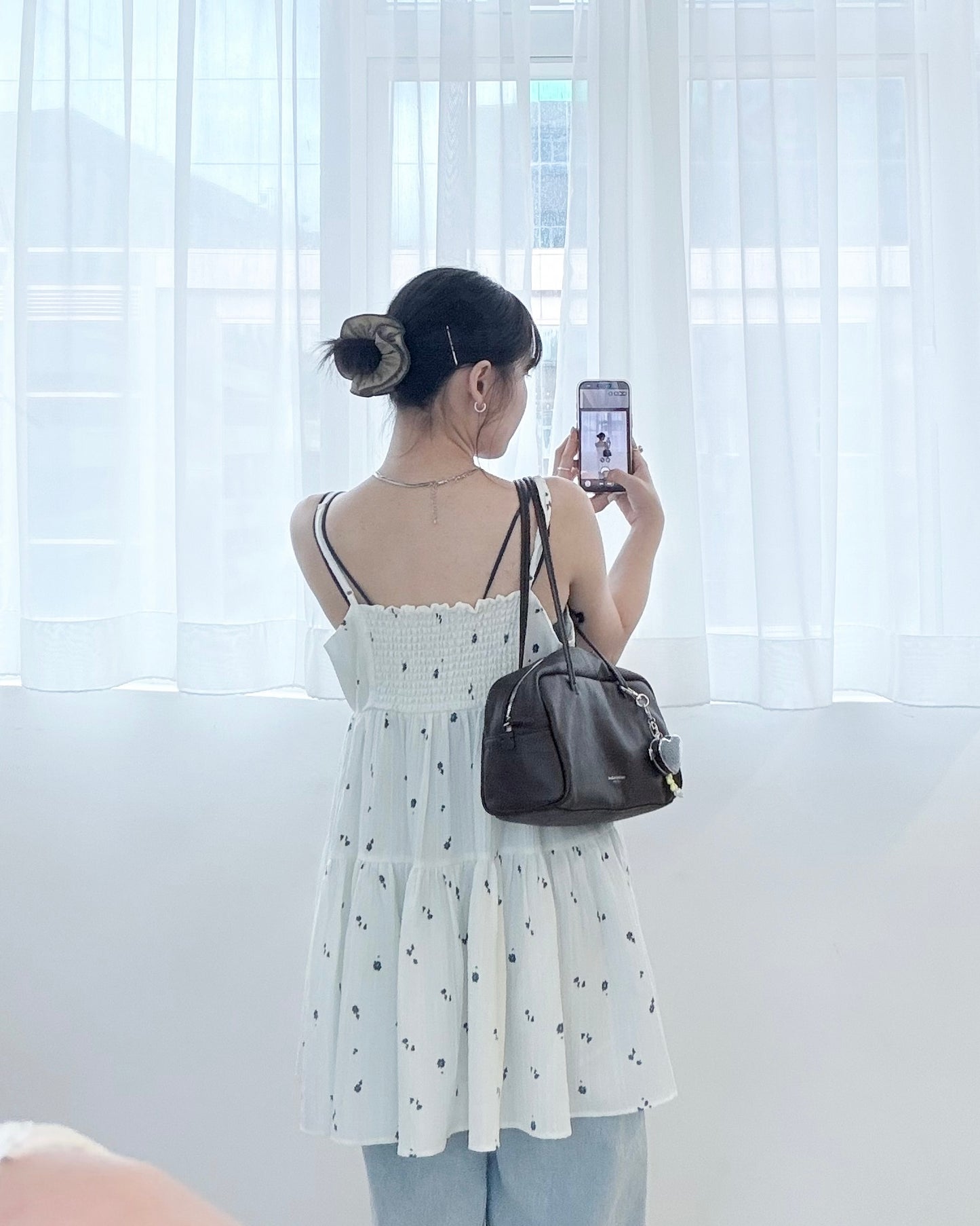TP794- 🇯🇵UV Cooling Double Camisole With Cup | White | Blue | Charcoal | Black (涼感防UV)