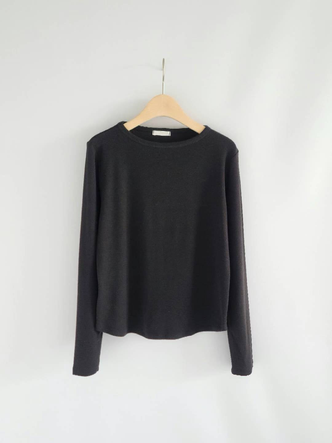 TP694- Basic直紋Top ｜White | Camel | Blue | Grey | Black