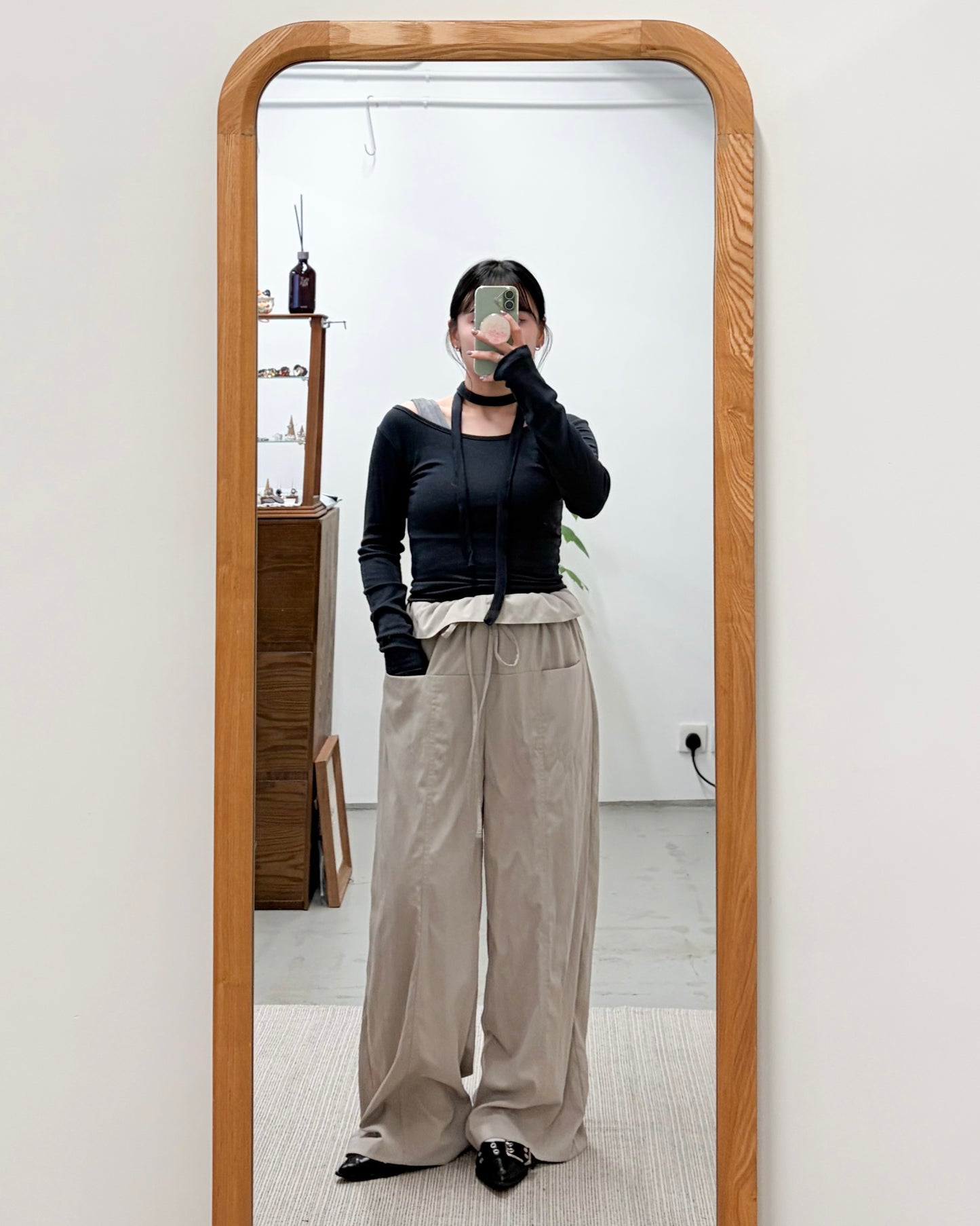 TP737- 2 in 1 Set Top With Neck Strap - Brown | Navy | Black