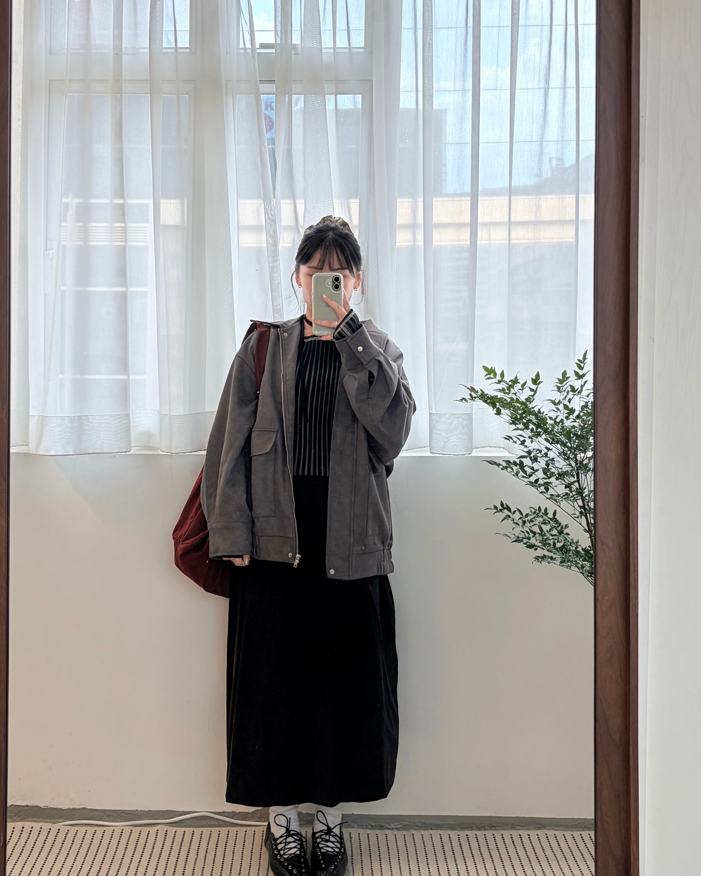 TP686- Square Neck Knit Top | Ivory x Orange | Black x White