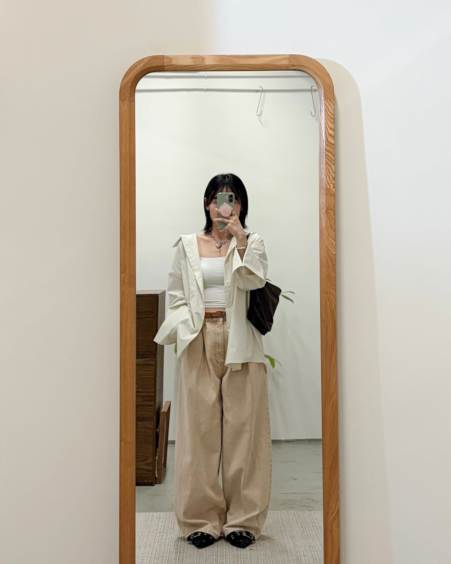 PT109- Denim Tuck Pant | Yellow | Grey