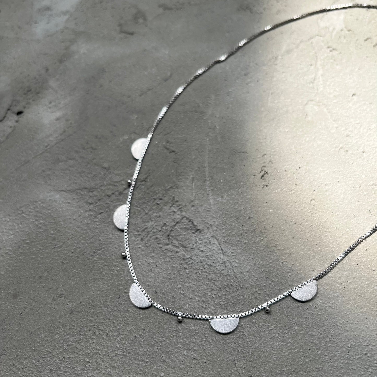 AC64- Half Circle Necklace