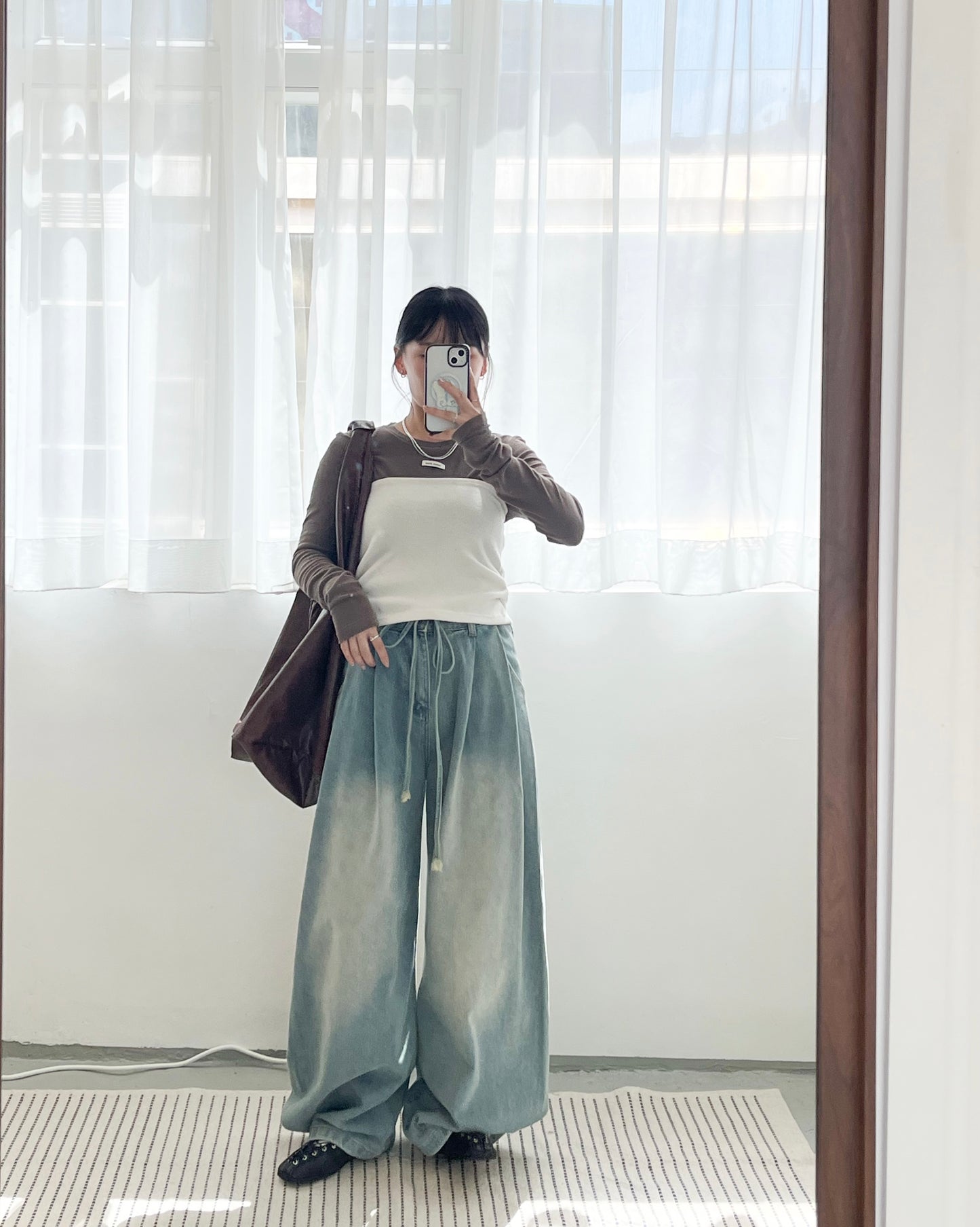 PT98- 2 Way Denim Full-Length Pant ( M / L )