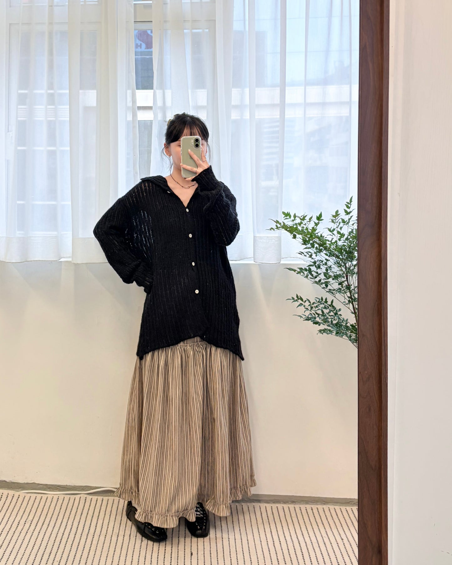 TP687- Momo Over size Button Blouse | Ivory | Pink | Black 多種穿法 超軟熟🍞