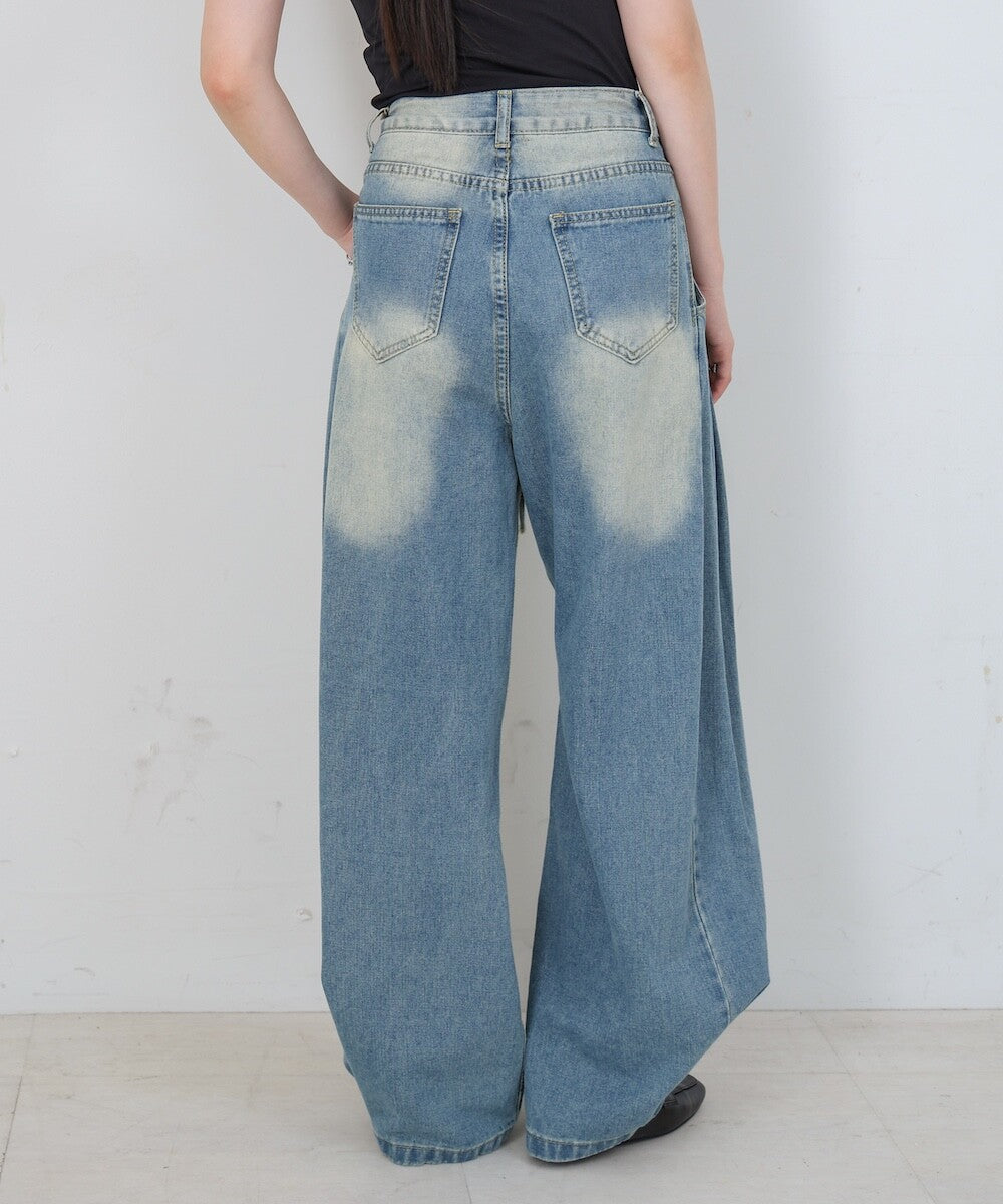PT98- 2 Way Denim Full-Length Pant ( M / L )