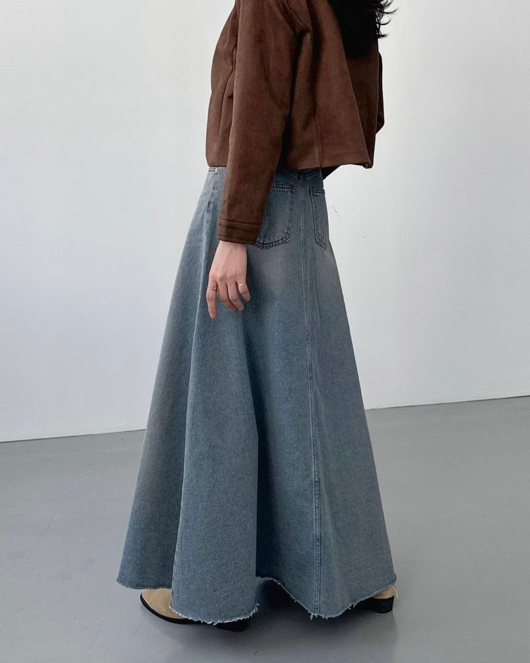 SK151- Daily Denim Skirt ( S / M )