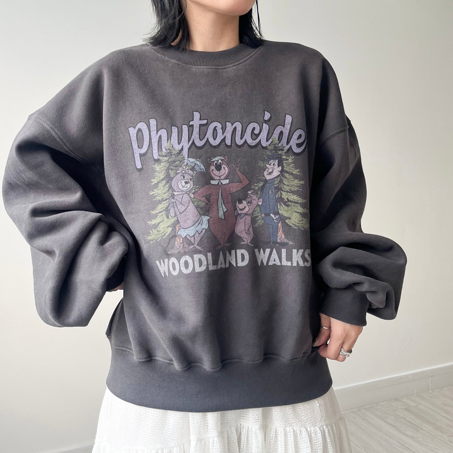 TP434- Woodland Walks Sweaters | Charcoal