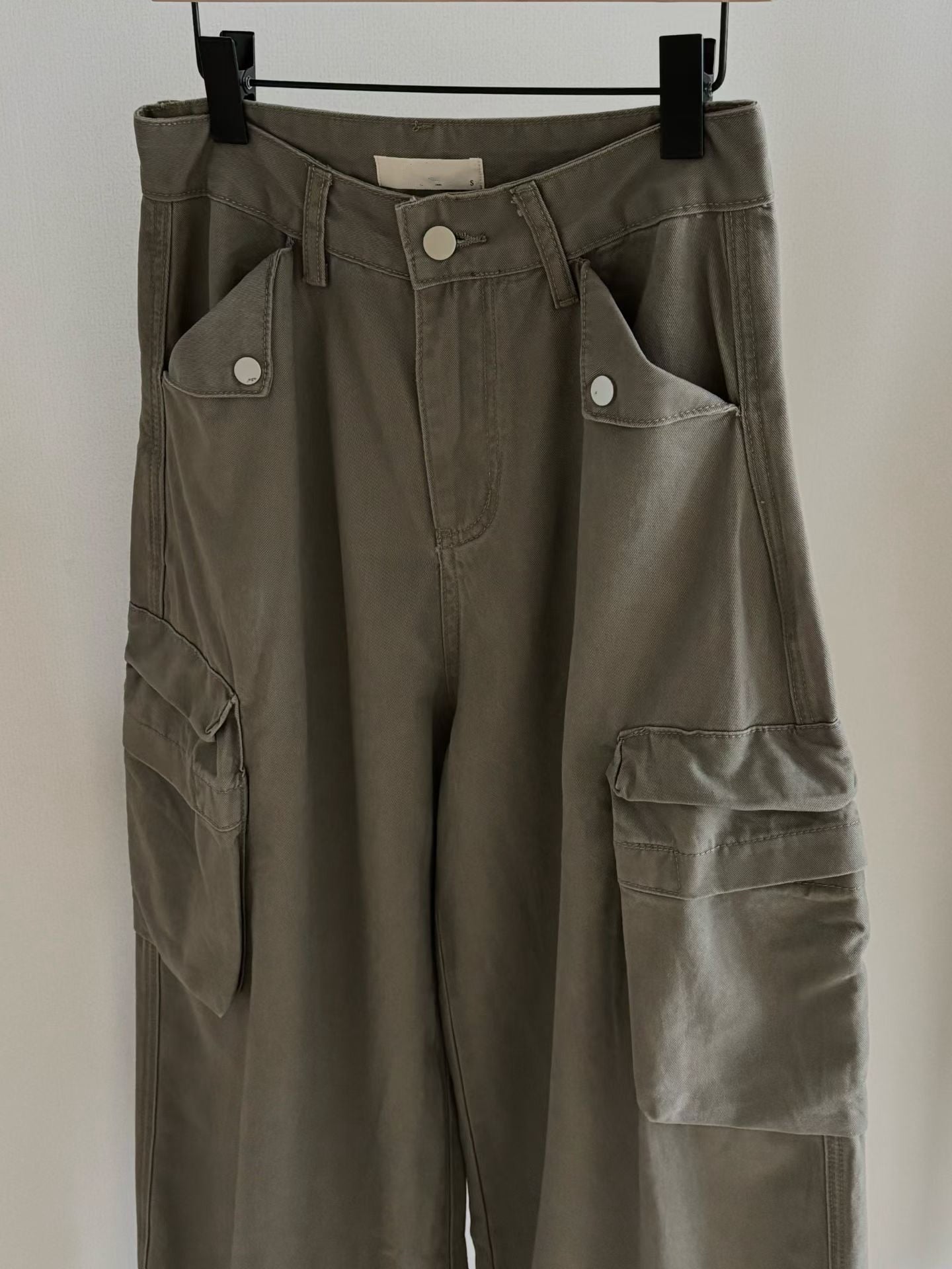 PT122- Pocket Pants | Khaki | Black