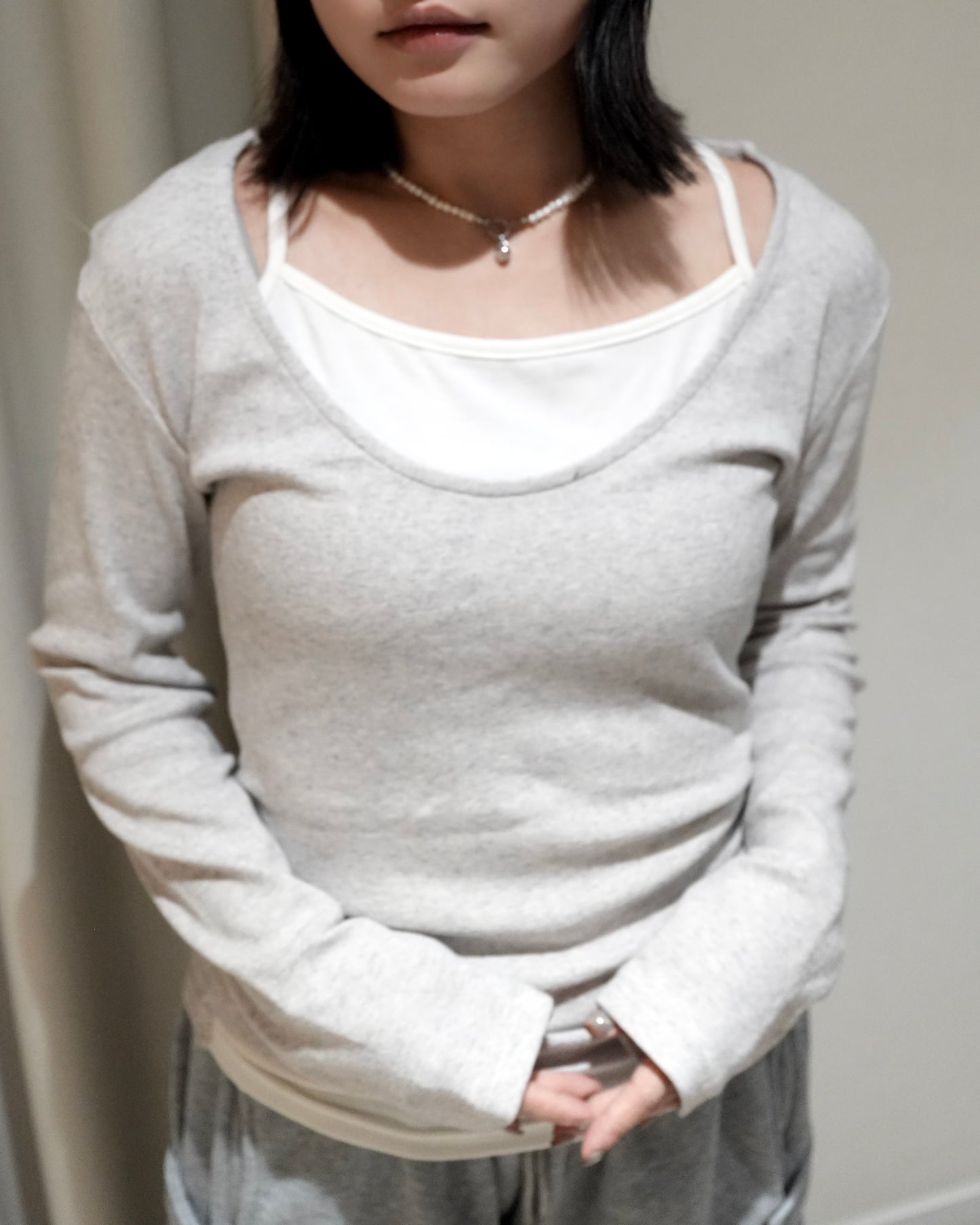 TP704- 2 in 1 Grey Set Top