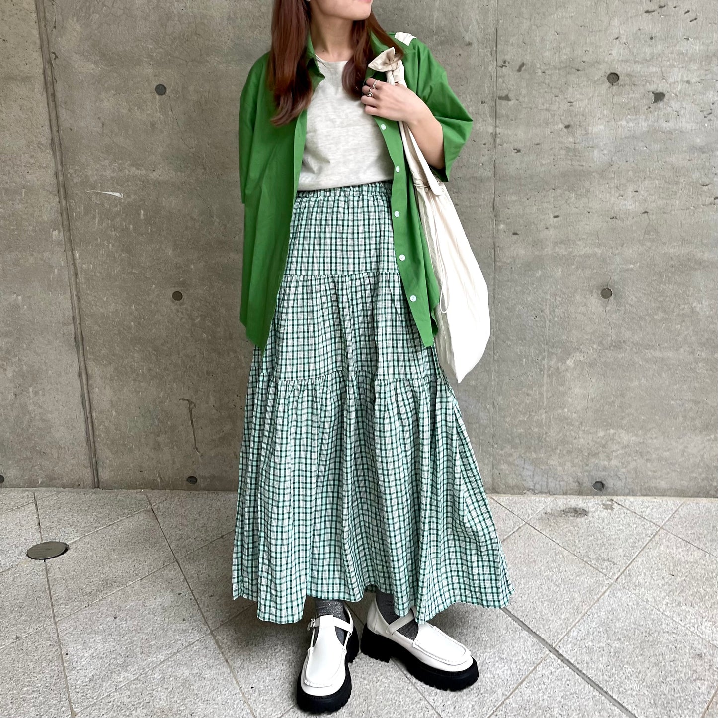 SK29 - Candy Color Checked Skirt | Pink | Blue | Green
