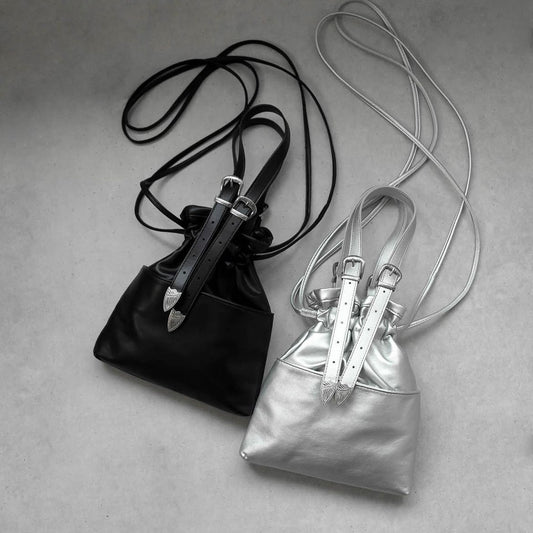 【復刻】★大人気だったアイテム 2 Way Shoulder Bag | Black | Silver