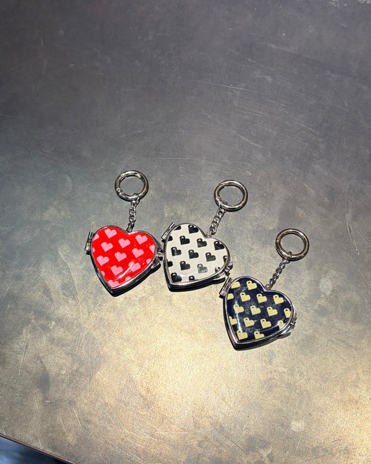 可愛配飾 心心鏡 | Red | Navy | White