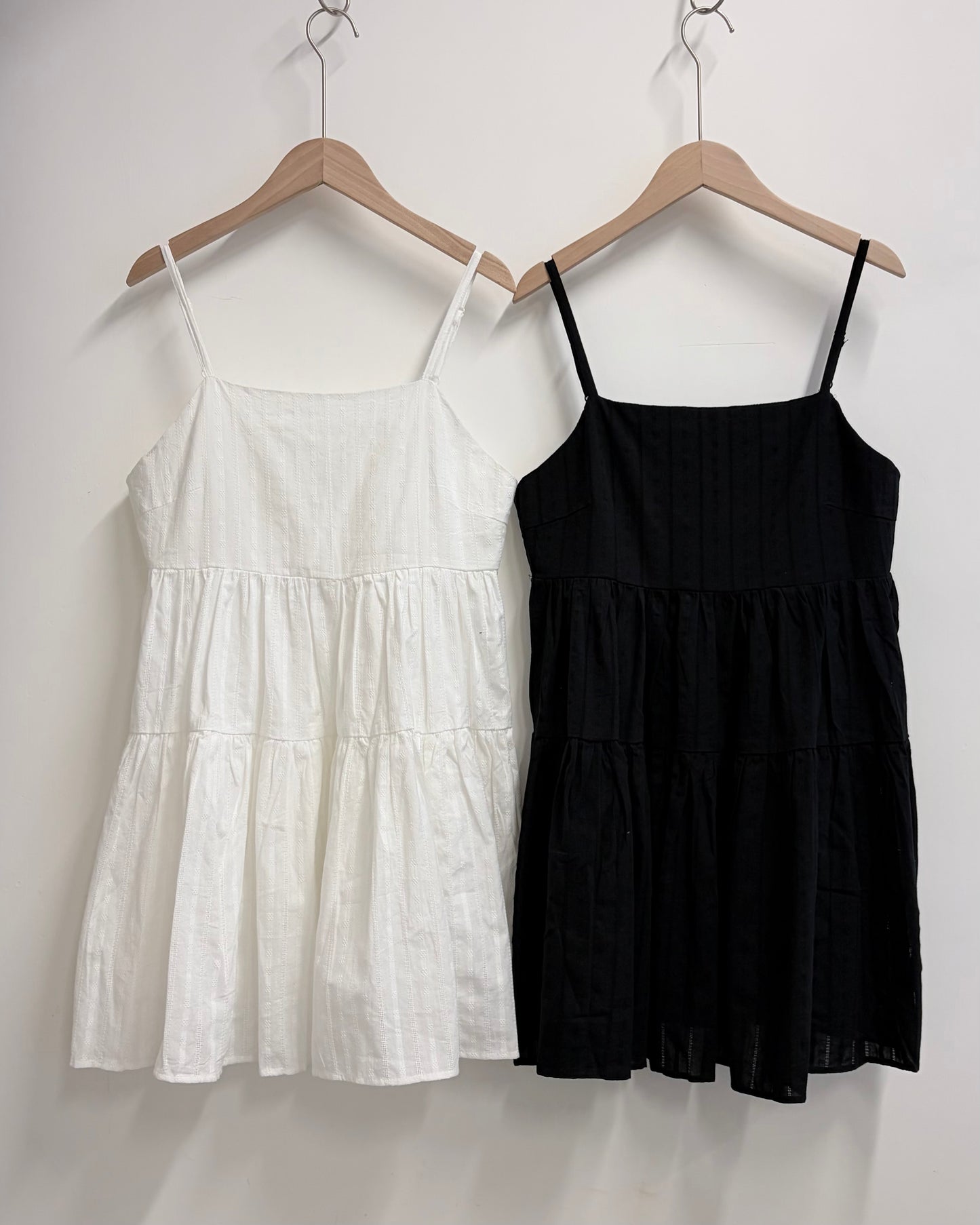 OP77- Tunic Cami One-Piece | White | Black
