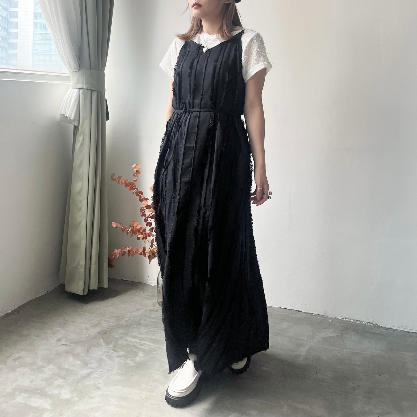 OP41- Soso One Piece Dress | Black