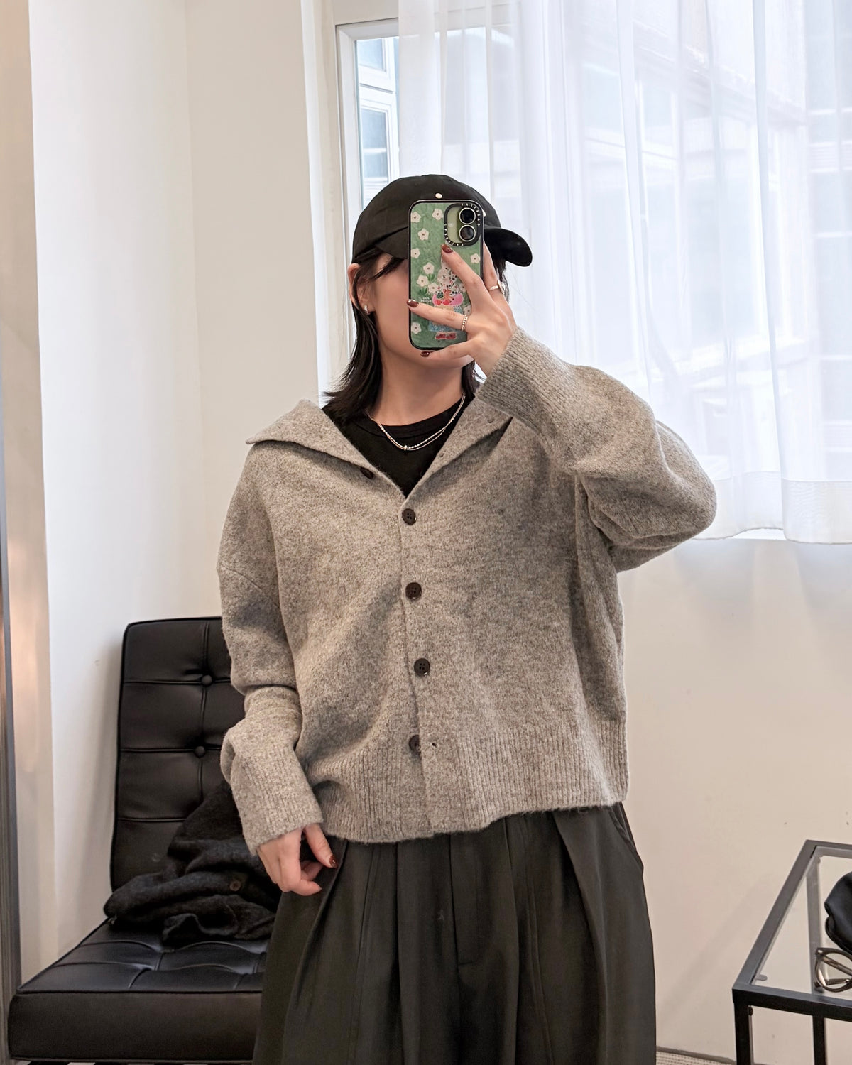 早鳥優惠 JK53- 3 Way Cardigan | Grey | Charcoal