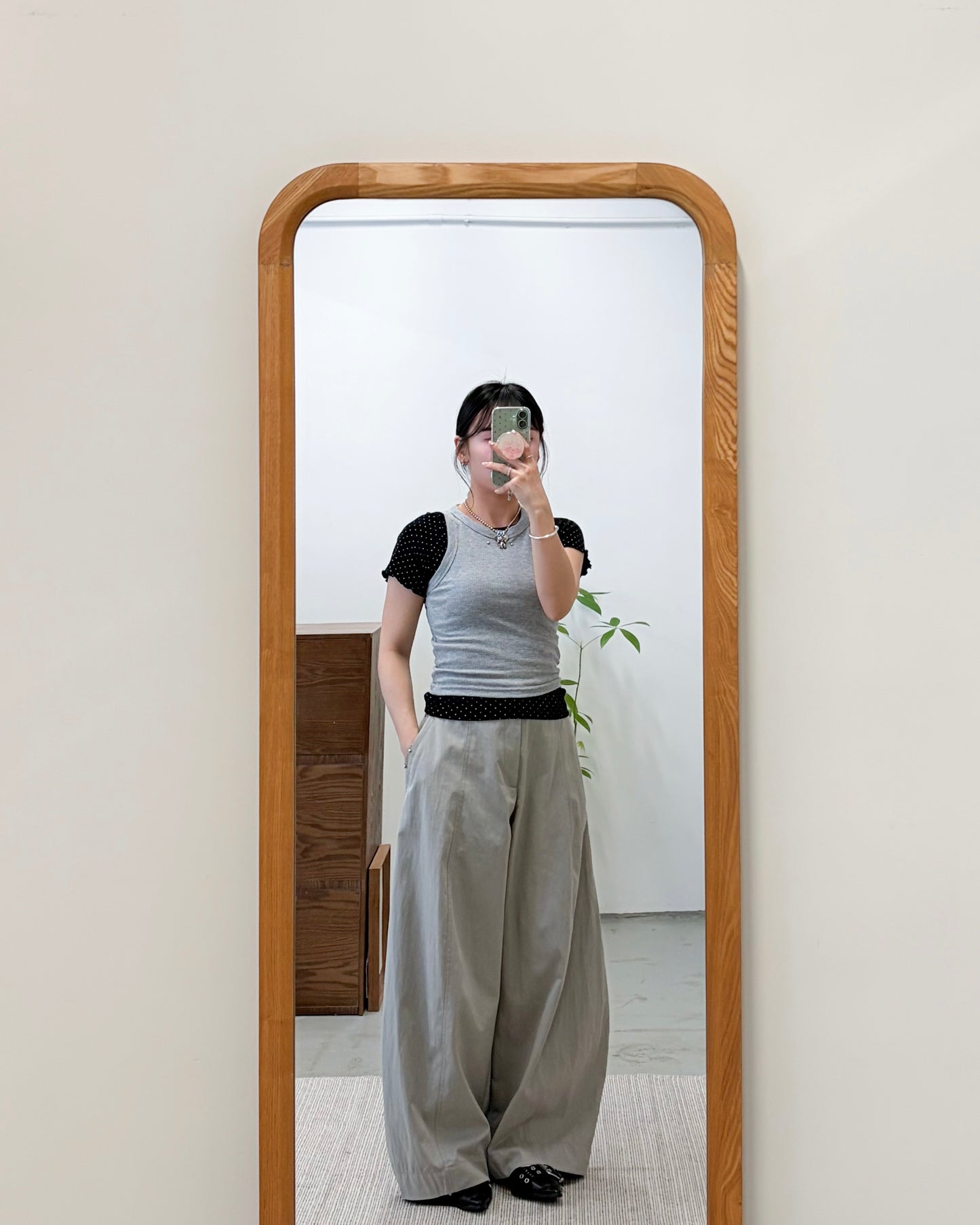 TP747- Rivet Vest Top | White | Grey | Brown | Green | Black