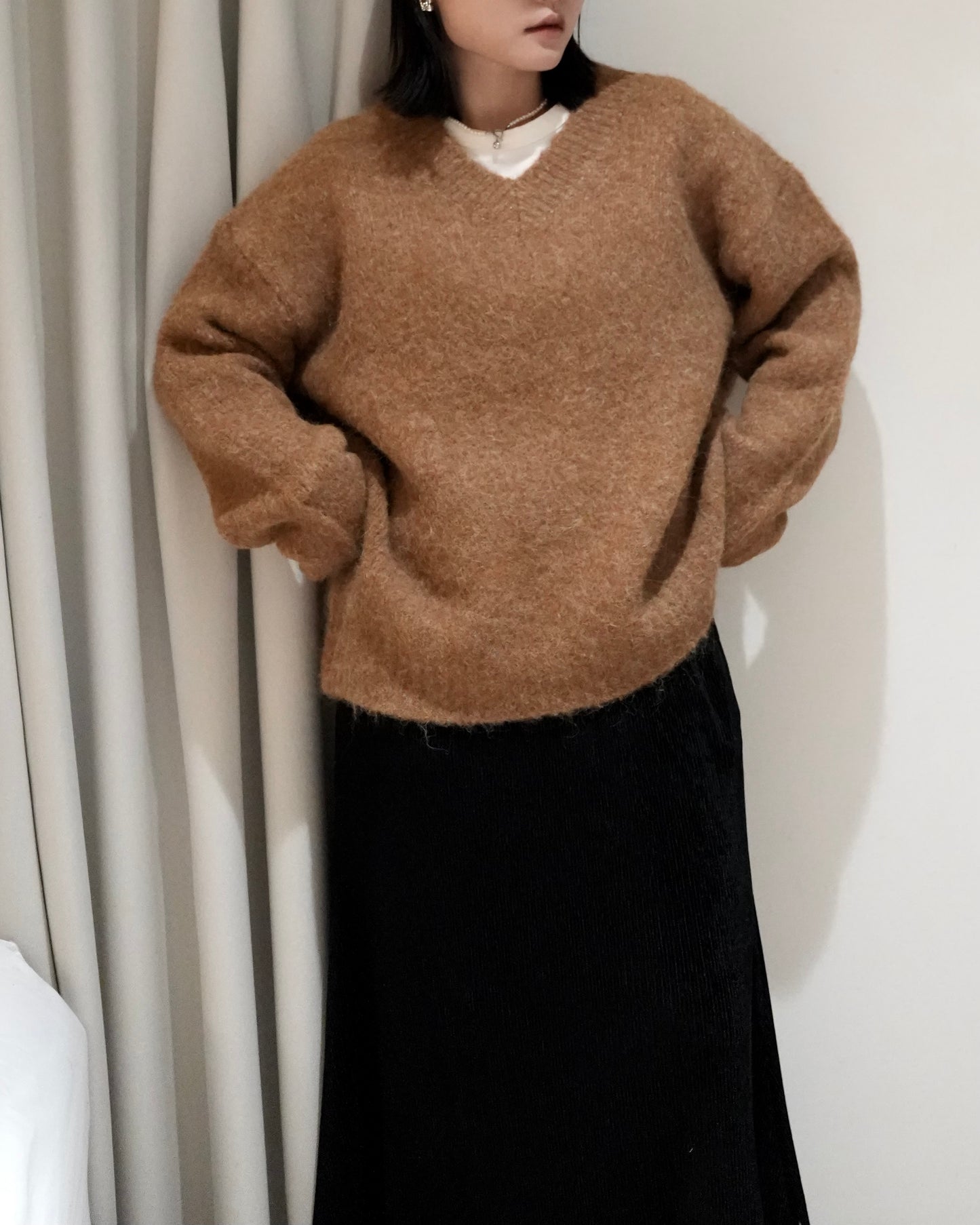 TP703- 挺身淨色Tee | White | Orange Red