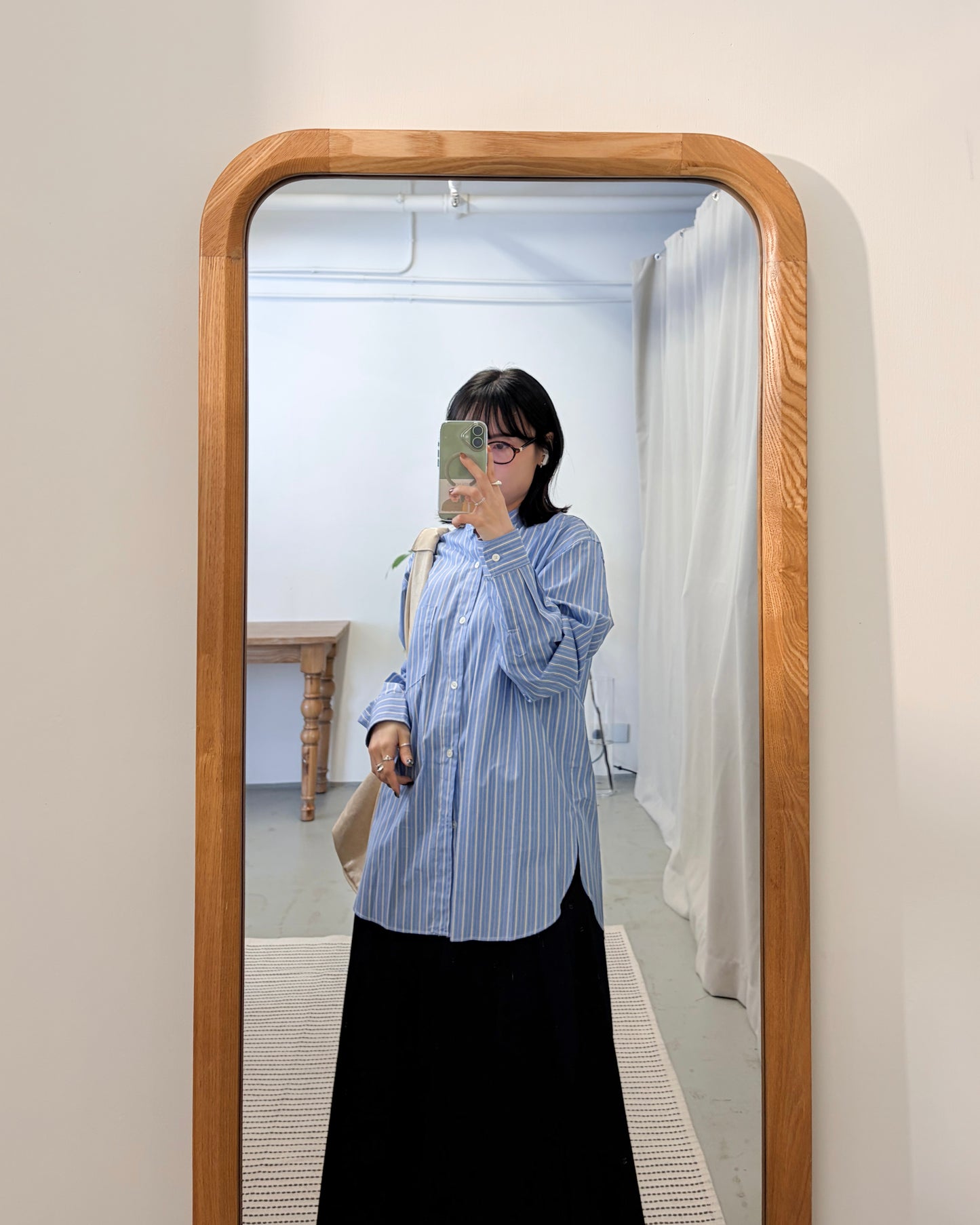 TP714- Classic Blue Stripe Shirt